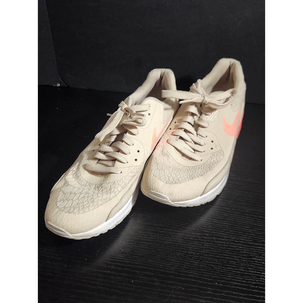 Nike Air Max 90 Ultra 2.0‎ Sneakers Oatmeal and Lava Women's Size 9.5